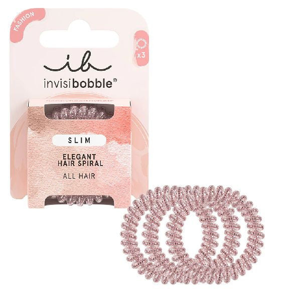 Invisibobble Slim Hair Elastic Pink X3