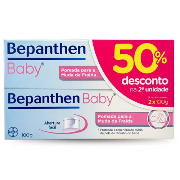 Bepanthen Baby Diaper Changing Ointment 100G X2 Discount 50% 2nd Unit