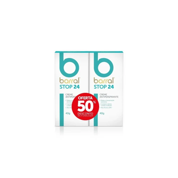 Barral STOP 24 Antiperspirant Cream 40G