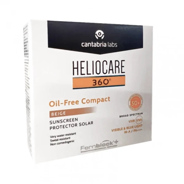 Heliocare 360º Oil-Free Compact FPS50+ Beige 10g