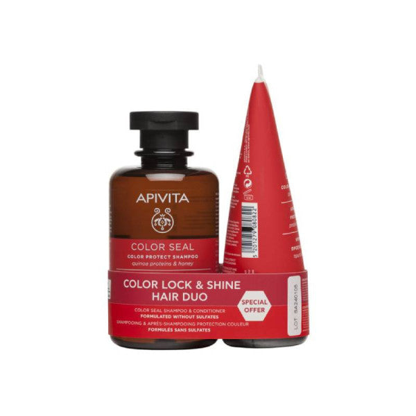 Apivita Color Protective Shampoo Pack 250ml + Conditioner 150ml