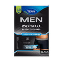 Tena Men's Washable Boxer Shorts Black TL