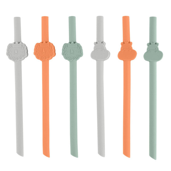 Chicco Silicone Straws 12M+ x6