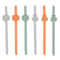 Chicco Silicone Straws 12M+ x6