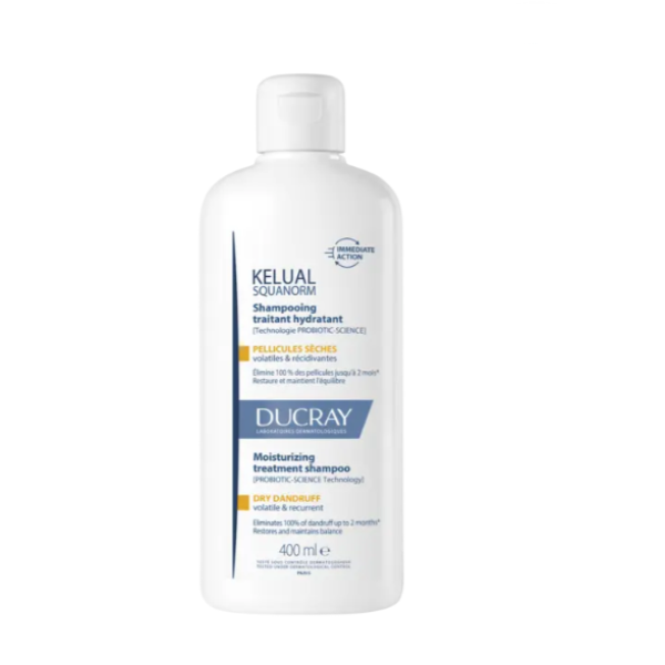 Ducray Kelual-Squanorm Dry Dandruff Shampoo 400ml