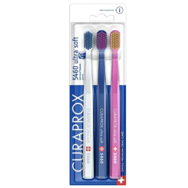 Curaprox Cs5460 Ultra Soft Toothbrushes X3
