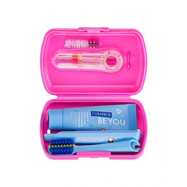 Curaprox Ortho Pink Travel Kit