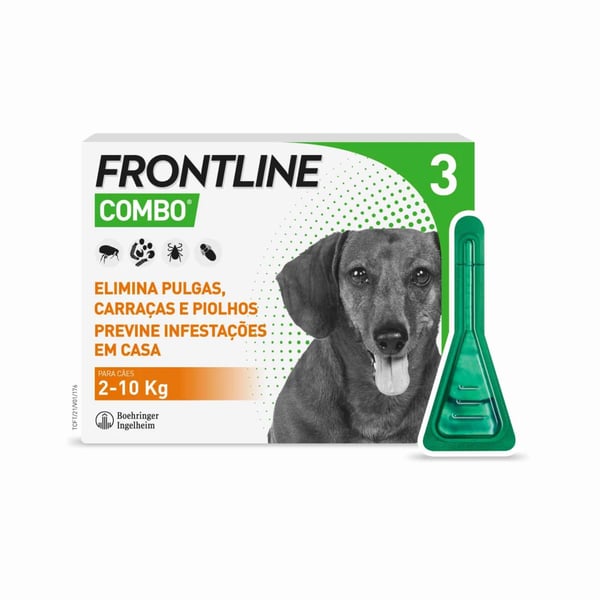 Frontline Combo Dog Solution 2-10kg 0.67ml x3