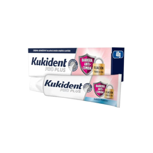 Kukident Anti-Food Barrier Adhesive Cream Prosthetics Fresh Flavor 40G