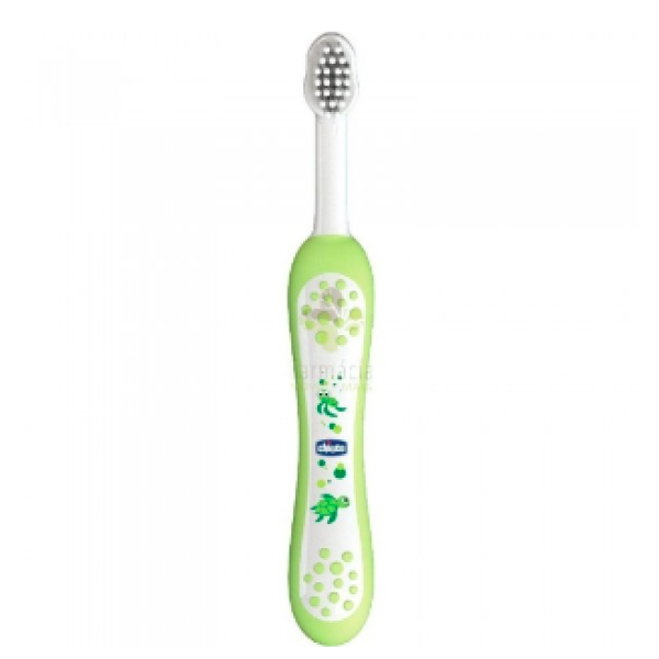 Chicco Green Toothbrush 6M+