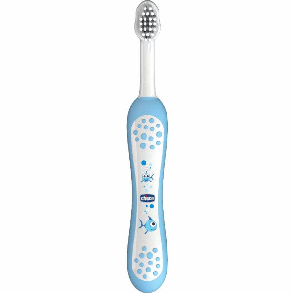 Chicco Blue Toothbrush 6M+