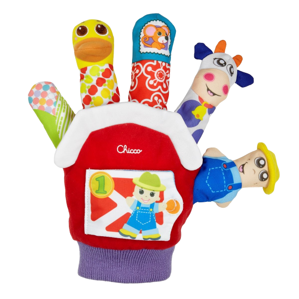 Chicco Farm Animals Glove Toy