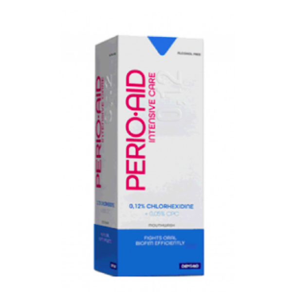 Perio Aid Intensive Care Mouthwash 0.12% 500ml