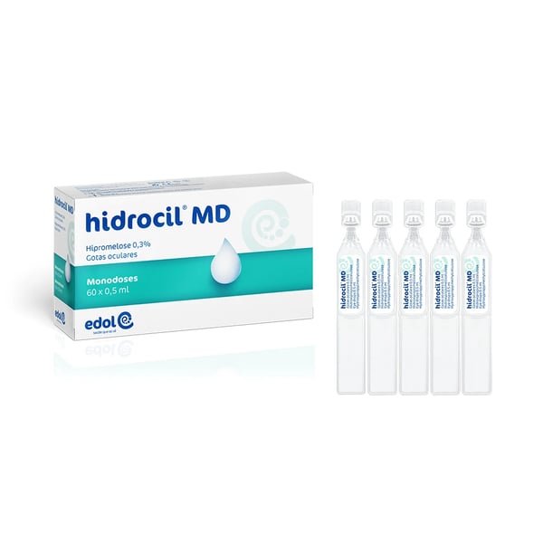 Hidrocil MD United Eye Drops 60x0.5ml