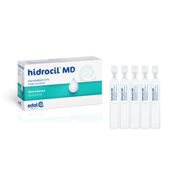 Hidrocil MD Ophthalmic Drops 60x0.5ml