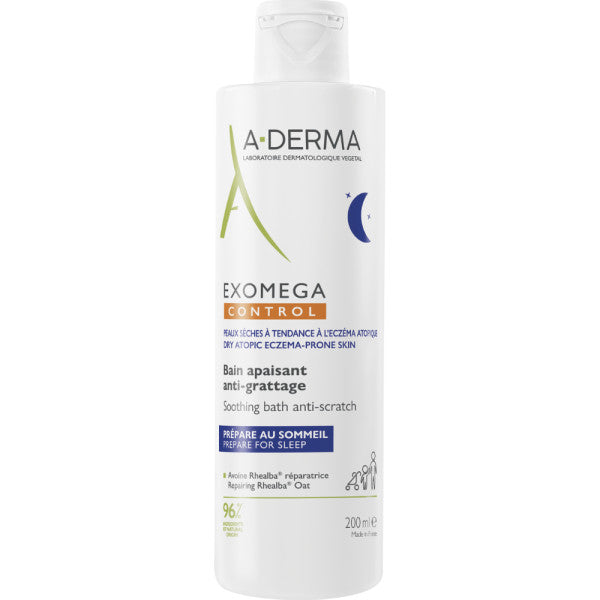 A-Derma Exomega Control Soothing Night Shower Gel 200ml