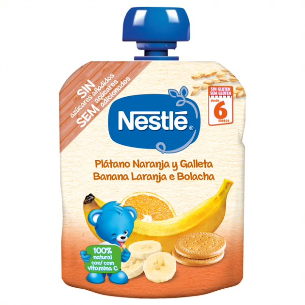 Nestlé Orange Banana Cookie Packet 90g 6m