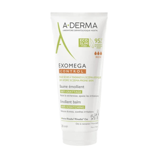 A-Derma Exomega Control Anti-Itching Emollient Balm 200ml