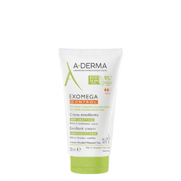 A-Derma Exomega Control Emollient Cream 50ml