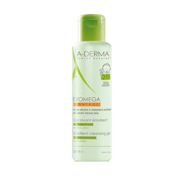 A-Derma Exomega Control Body and Hair Gel 500ml