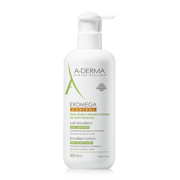 A-Derma Exomega Control Emollient Milk 400ml