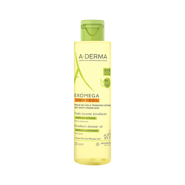 A-Derma Exomega Control Emollient Shower Oil 200ml