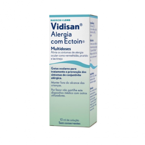 Vidisan Allergy Ectoin Eye Drops 10ml