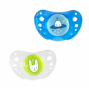 Chicco Physio Air Blue Silicone Pacifier 12M+ x2