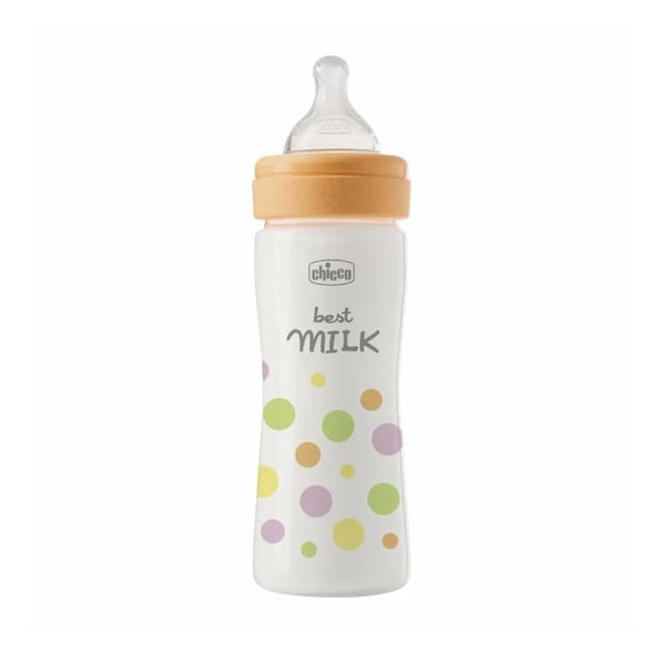 Chicco Perfect Easy Medium Flow Bottle 250ml Orange
