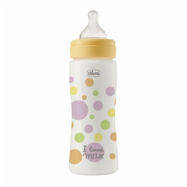 Chicco Perfect Easy Fast Flow Bottle 330ml Yellow