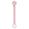 Nattou Pink Silicone Ribbon Pacifier Chain