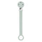 Nattou Pacifier Chain Silicone Ribbon Sage Green