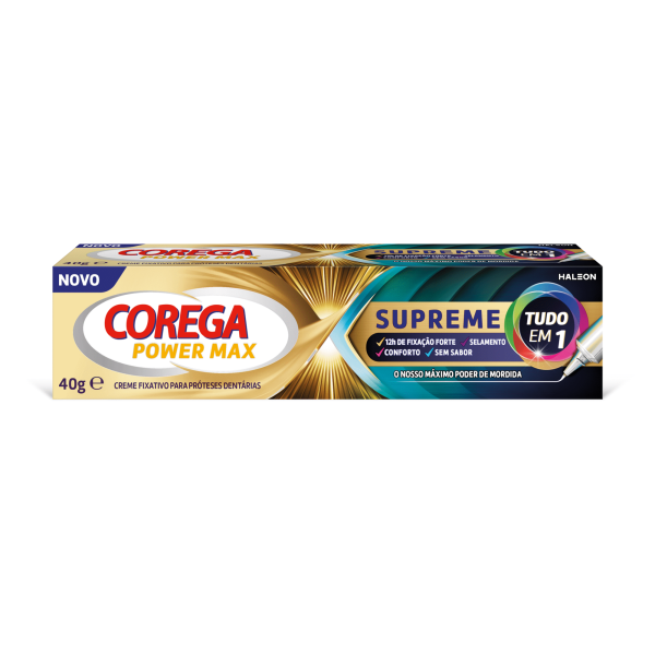 Corega Power Max Supreme Denture Fixing Cream 40G