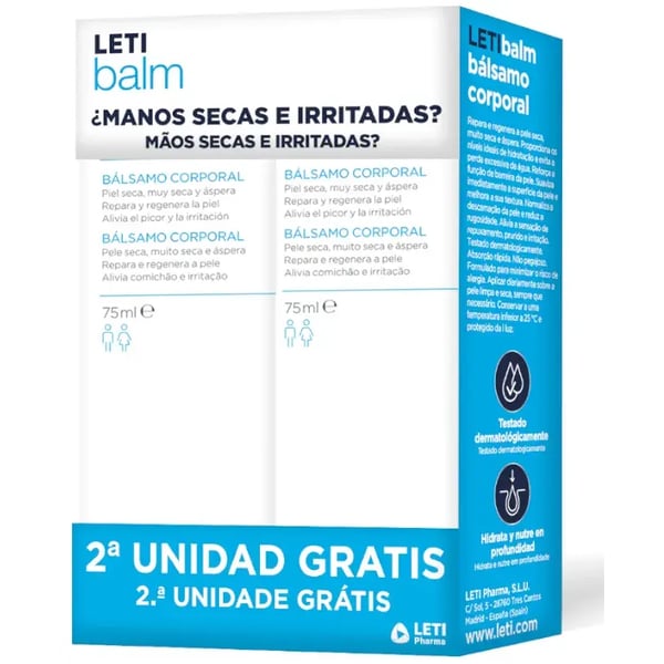 LETIbalm Repair Body Balm Pack (75ml x2) - 2nd Unit Free