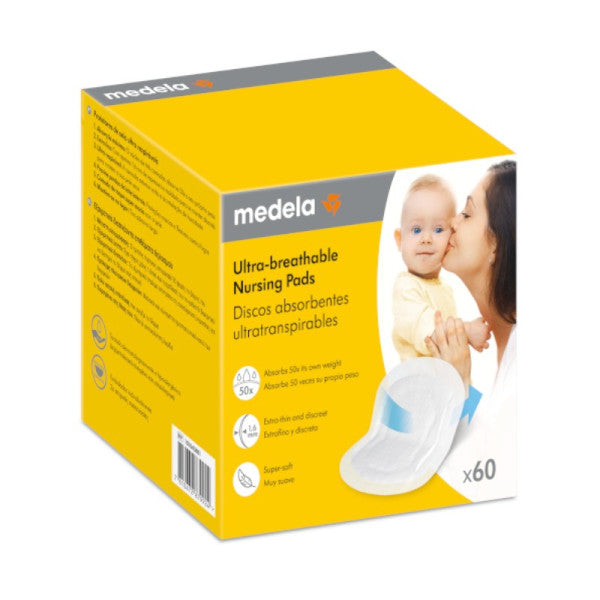 Medela Ultra Breathable Absorbent Pads X60
