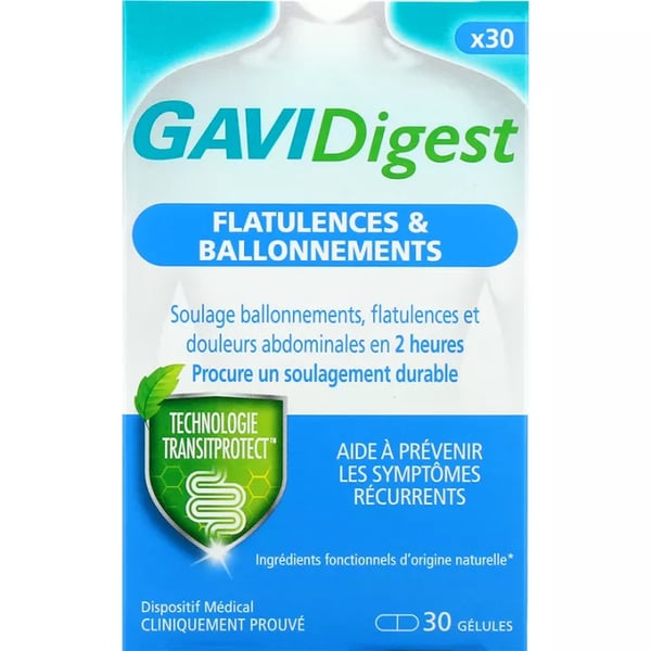 GaviDigest Gas and Bloating Capsules X30