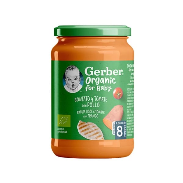 Gerber Organic Sweet Potato and Tomato Jar with Chicken +8M 190g