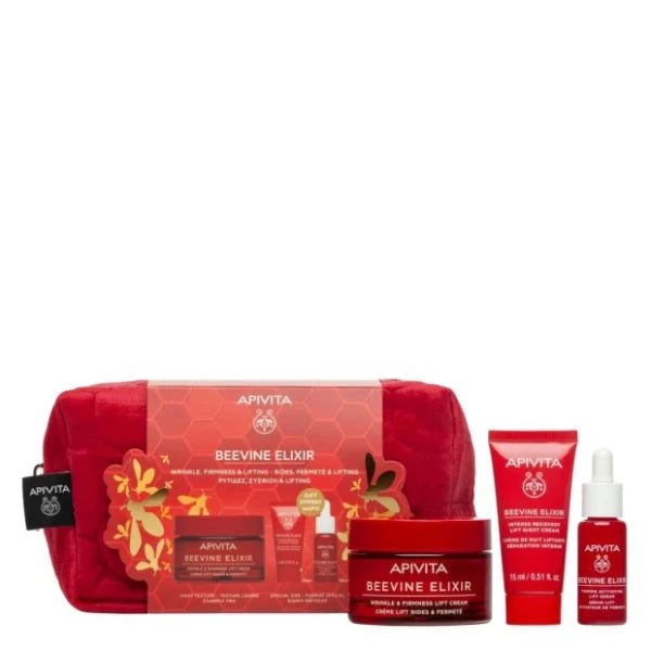 Apivita Beevine Elixir Set - Light Cream + Night Cream + Lift Serum Elixir