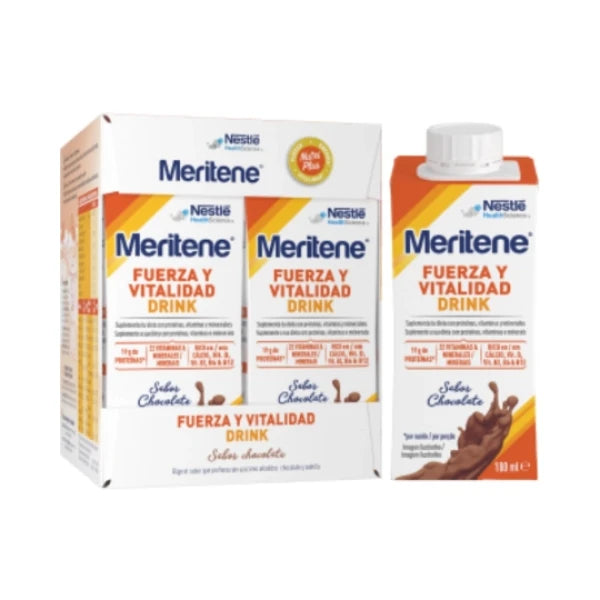 Nestlé Meritene Strength and Vitality Drink Chocolate 180ml x4