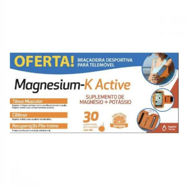Magnesium-K Active Effervescent Tablets X30 + Sports Armband Offer