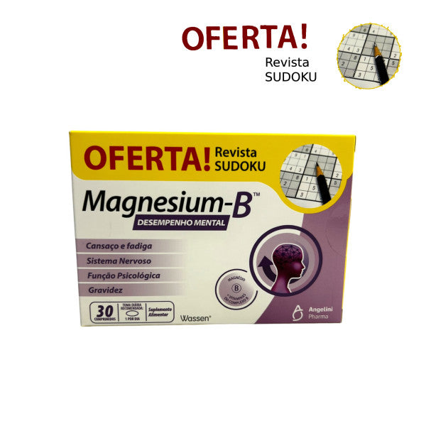 Magnesium-B Tablets X30 + Sudoku Magazine Offer