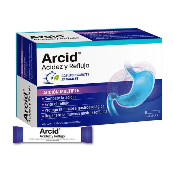 Arcid - Acidity and Reflux Sachets 10ml X24