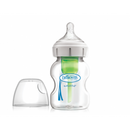 Dr. Browns Options+ Glass Bottle Wide Mouth Silicone Teat 150ml