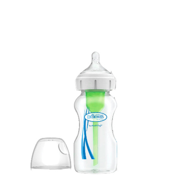 Dr. Browns Options+ Wide Mouth Silicone Teat Bottle 270ml