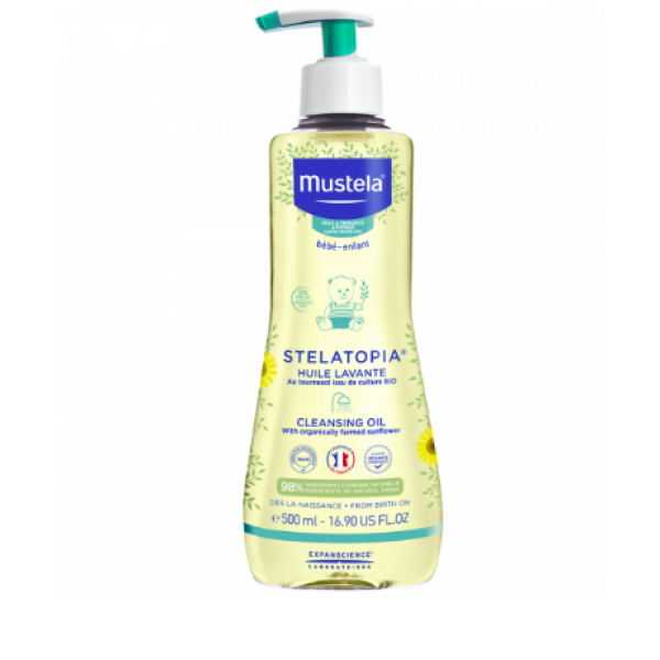 Mustela Baby Stelatopia Cleansing Oil 500ml