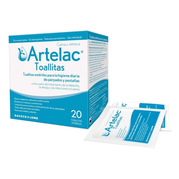 Artelac Ophthalmic Cleaning Wipes x20