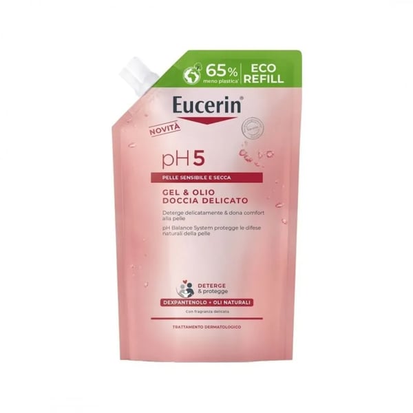 Eucerin pH5 Comforting Shower Gel & Oil Refill 400ml