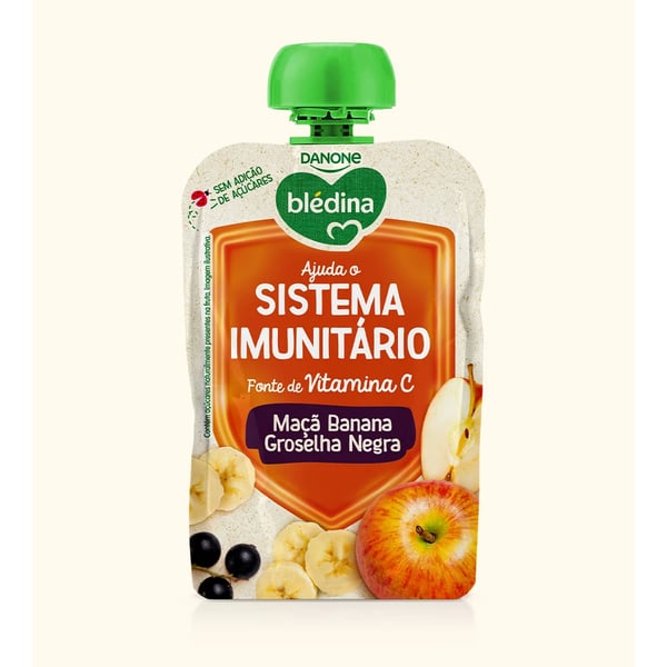 Blédina Immune System Sachet - Apple Banana Black Currant 100G
