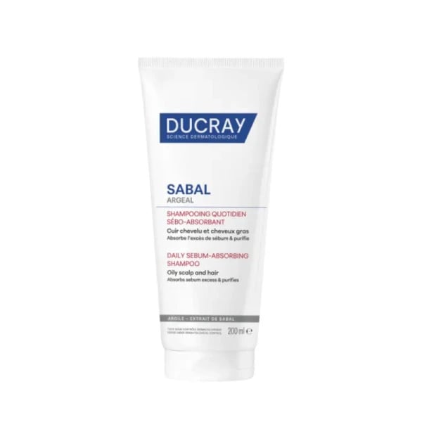 Ducray Sabal Argeal Sebum-Absorbing Shampoo 200ml