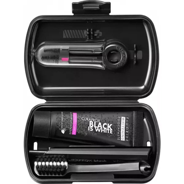 Curaprox Black is White Travel Kit